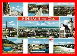 CPSM/gf SIMBACH AM INN (Allemagne)  Multivues...K124 - Simbach