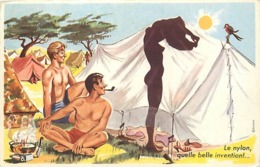 Themes Div-ref BB744-illustrateurs - Illustrateur Louis Carriere - Humour - Humoristique - Au Camping - - Carrière, Louis