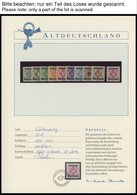 WÜRTTEMBERG **, 1875-1919, Verschiedene Postfrische Ausgaben Im Borek Spezialalbum, Prachterhaltung - Otros & Sin Clasificación
