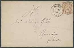 NDP 15 BRIEF, 1869, 1/2 Gr. Orange, Einzelfrankatur Auf Ortsbrief KIEL, Eckzahnbug Sonst Prachtbrief - Sonstige & Ohne Zuordnung