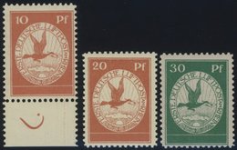 Dt. Reich I-III **, 1912, Flugpost Am Rhein Und Main, Postfrischer Prachtsatz, Mi. 230.- - Altri & Non Classificati