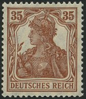 Dt. Reich 103c **, 1918, 35 Pf. Zimtfarben, Normale Zähnung, Pracht, Gepr. Infla, Mi. 70.- - Sonstige & Ohne Zuordnung