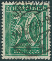 Dt. Reich 181 O, 1922, 30 Pf. Opalgrün, Wz. 2, Pracht, Gepr. Peschl, Mi. 420.- - Sonstige & Ohne Zuordnung