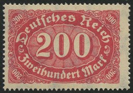 Dt. Reich 248b **, 1923, 200 M. Rotlila, Pracht, Gepr. Infla, Mi. 90.- - Other & Unclassified