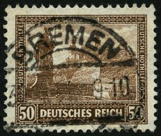 Dt. Reich 453 O, 1930, 50 Pf. Feste Marienberg, Pracht, Mi. 110.- - Otros & Sin Clasificación