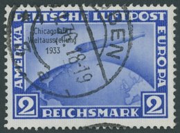 Dt. Reich 497 O, 1933, 2 RM Chicagofahrt, Feinst, Mi. 250.- - Otros & Sin Clasificación