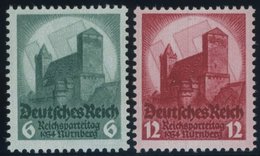 Dt. Reich 546/7 **, 1934, Reichsparteitag, Pracht, Mi. 85.- - Sonstige & Ohne Zuordnung