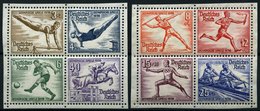 Dt. Reich 624-31 **, 1936, Olympische Spiele, 2 Herzstücke, Pracht, Mi. (80.-) - Andere & Zonder Classificatie