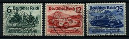 Dt. Reich 695-97 O, 1939, Nürburgring-Rennen, Prachtsatz, Mi. 100.- - Altri & Non Classificati