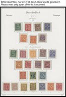 DIENSTMARKEN D 23-98 **, 1920-1923, Postfrisch Komplett Auf KA-BE Seiten, Prachterhaltung - Dienstzegels