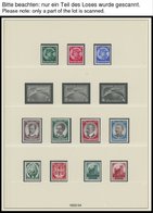 SAMMLUNGEN **, 1933-45, Postfrische Sammlung Dt. Reich Im Lindner Falzlosalbum Mit Zahlreichen Guten Werten Und Sätzen,  - Used Stamps