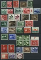 LOTS **, 1938-45, Partie Verschiedener Postfrischer Ausgaben, Pracht, Mi. über 1000.- - Andere & Zonder Classificatie