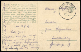 MSP VON 1914 - 1918 235 (2. Halbflottille Der Handelsschutzflottille), 15.10.1917, Feldpost-Künstlerkarte Nach Charlotte - Schiffahrt