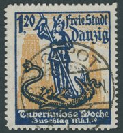 FREIE STADT DANZIG 92 O, 1921, 1.20 M. Tuberkulose-Woche, Pracht, Gepr. Soecknick Und Infla, Mi. (140.-) - Otros & Sin Clasificación