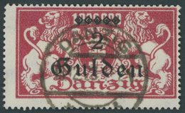 FREIE STADT DANZIG 190 O, 1923, 2 G. Auf 1 Mio. M. Lilarot, Pracht, Gepr. Gruber Und Infla, Mi. 75.- - Otros & Sin Clasificación