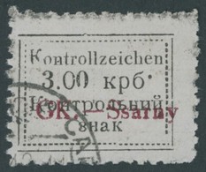 UKRAINE 6 O, 1931, 3 Krb. Schwarz Auf Mattgrau, Roter Aufdruck, Type III (Feld 14), Pracht, Gepr. Pickenpack Und Fotoatt - Ocupación 1938 – 45