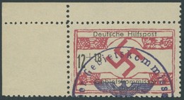 UKRAINE 9 O, 1944, 12 Pf. Luboml Aus Der Linken Oberen Bogenecke, Pracht, Gepr. Zirath, Mi. (150.-) - Besetzungen 1938-45