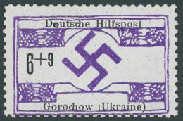 UKRAINE 17 **, 1944, 6 Pf. Gorochow, Postfrisch, Pracht, Gepr. Zirath, Mi. 230.- - Besetzungen 1938-45