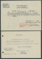 DT. GESCHICHTE/PROPAGANDA 1919-45 1938, 2 Verschiedene Bestätigungen Für Die Aufnahme In Die Hitler-Jugend Aus Mainz Und - Altri & Non Classificati