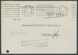 DT. GESCHICHTE/PROPAGANDA 1919-45 1942, Nachsendebrief Vom Reichsleiter Baldur Von Schirach Aus WIEN, Gebrauchserhaltung - Other & Unclassified