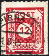 OST-SACHSEN 46aH O, 1945, 12 Pf. Rot Pirna, Pracht, Gepr. Ströh, Mi. 120.- - Other & Unclassified