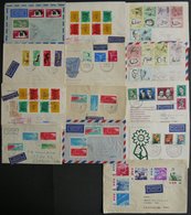 LOTS 1961-63, 13 Luftpostbriefe In Den Sudan Mit Guten Frankaturen, Meist Pracht - Collections