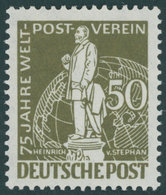 BERLIN 38 **, 1949, 50 Pf. Stephan, Pracht, Mi. 180.- - Autres & Non Classés