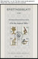 ERSTTAGSBLÄTTER 482-879 BrfStk, 1975-90 Komplette Sammlung, ETB 1/75 - 14/90 Im Ringbinder, Pracht - Altri & Non Classificati