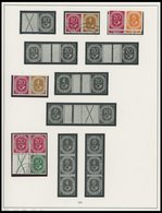ZUSAMMENDRUCKE A. W 2-K 7 **,*,o , 1951-68, Partie Meist Verschiedener Zusammendrucke Mit Markenheftchen, Heftchenblätte - Gebraucht
