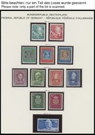 SAMMLUNGEN **, 1949-1980, Postfrische Sammlung Bundesrepublik Bis Auf Den Posthornsatz In Den Hauptnummern Komplette Sam - Gebraucht