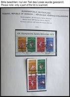 SAMMLUNGEN O, In Den Hauptnummern Komplette Gestempelte Sammlung Bundesrepublik Von 1960-80 Im Schaubek Album, Prachterh - Gebraucht