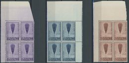 BELGIEN 344-46 VB **, 1932, Nationalfonds In Oberen Eckrandviererblocks, Postfrisch, Pracht, Mi. 520.- - 1849 Epaulettes