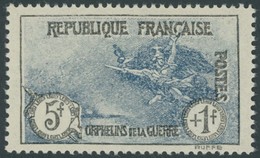 FRANKREICH 214 *, 1926, 5 Fr. Kriegswaisen, Falzrest, Pracht - Altri & Non Classificati