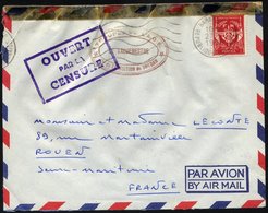 MILITÄRPOSTMARKEN M 12a BRIEF, 1960, Militärpostmarke In Rot Und Zensurstempel OUVERT/PARLA/CENSURE Auf Militärbrief Aus - Autres & Non Classés