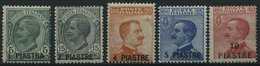 POST IM AUSLAND 41-45 *, Italienische Post In Der Levante: 1921, Konstantinopel, Falzrest, Prachtsatz - Andere & Zonder Classificatie