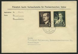 LIECHTENSTEIN 332/3 BRIEF, 1955, Fürstenpaar Auf FDC, Nachnahmebrief, Pracht, Mi. 600.- - Altri & Non Classificati