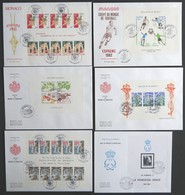 MONACO Bl. 17-27 BRIEF, 1981-84, Komplett Auf 11 FDC`s, Pracht - Altri & Non Classificati