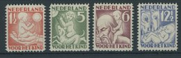 NIEDERLANDE 236-39A **, 1930, Die Vier Jahreszeiten, Gezähnt K 121/2, Postfrischer Prachtsatz, Mi. 65.- - Other & Unclassified