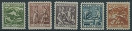 ÖSTERREICH 1918-1938 442-46 **, 1924, Jugend Und TBC-Fürsorge, Postfrischer Prachtsatz, Mi. 90.- - Otros & Sin Clasificación