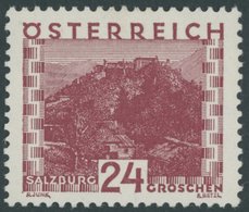 ÖSTERREICH 1918-1938 504 **, 1929, 24 G. Festung Hohensalzburg, Postfrisch, Pracht, Mi. 70.- - Sonstige & Ohne Zuordnung