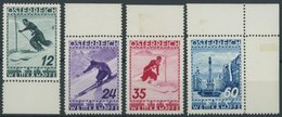 ÖSTERREICH 1918-1938 623-26 **, 1936, FIS II-Wettkämpfe, Postfrischer Prachtsatz, Mi. 180.- - Other & Unclassified