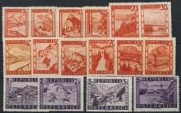 ÖSTERREICH 838-53 **, 1947, Landschaften, Prachtsatz, Mi. 100.- - Altri & Non Classificati