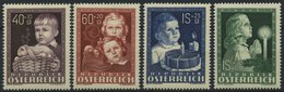 ÖSTERREICH 929-32 **, 1949, Glückliche Kindheit, Prachtsatz, Mi. 80.- - Otros & Sin Clasificación