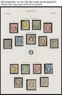 SAMMLUNGEN *,o,** , 1867-1937, Restsammlung Österreich Mit Noch Vielen Guten Mittleren Werten, Meist Prachterhaltung - Colecciones