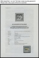 LOTS 2208-28 BrfStk, 1997, 19 Beschreibungen Der Österreichischen Staatsdruckerei Incl. Zugehöriger, Mit Diagonalen Stri - Collezioni