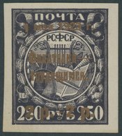 RUSSLAND 213ax **, 1923, 2 R. + 2 R. Auf 250 R. Tag Der Arbeit, Normales Papier, Postfrisch, Feinst, Mi. 80.- - Sonstige & Ohne Zuordnung