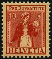 SCHWEIZ BUNDESPOST 135 **, 1917, 10 C. Pro Juventute, Postfrisch, Pracht, Mi. 60.- - Altri & Non Classificati