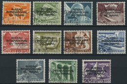 BIT/ILO 83-93 O, 1950, Landschaften, 20 Rp. Wellenstempel, Prachtsatz, Mi. 140.- - Dienstmarken