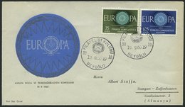 TÜRKEI 1774/5 BRIEF, 1960, Europa Auf FDC, Pracht, Mi. 80.- - Autres & Non Classés