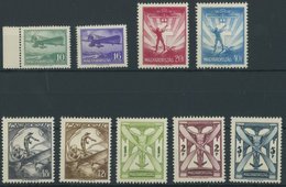 UNGARN 502-10 *, 1933, Flugpost, Falzrest, Prachtsatz - Autres & Non Classés
